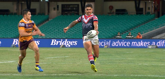 Roosters finish with miracle try