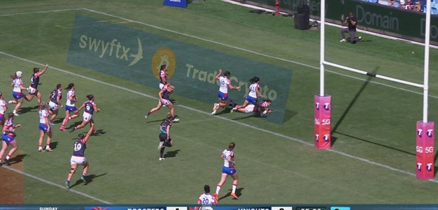 Hopoate Scores Her First NRLW Try
