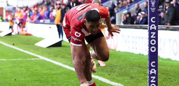 Tupou Tip-Toes to the Try Line for Tonga