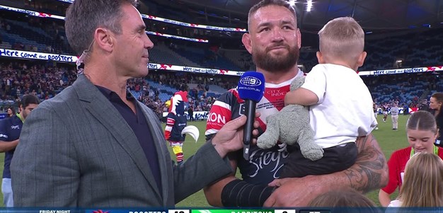 JWH Soaks Up the Win with Family and Nick Politis
