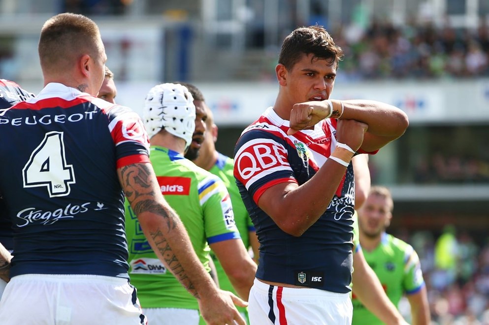 Competition - NRLRound - Round 02Teams â Raiders v RoostersDate â 12th of March 2016Venue â GIO Stadium, Canberra ACTPhotographer â Mark NolanDescription â