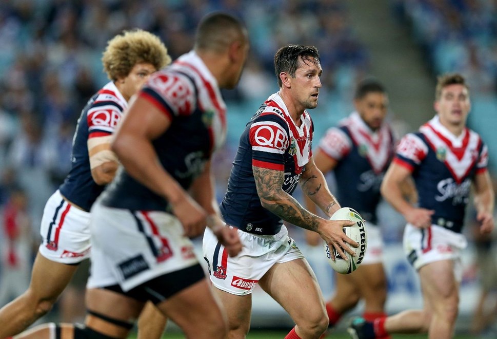 Mitchell Pearce - Competition NRL Round 11 - Canterbury-Bankstown Bulldogs v Sydney Roosters, Sunday 22 May 2016, Venue ANZ Stadium - Homebush NSW Photographer, Shane Myers Â© nrlphotos.com