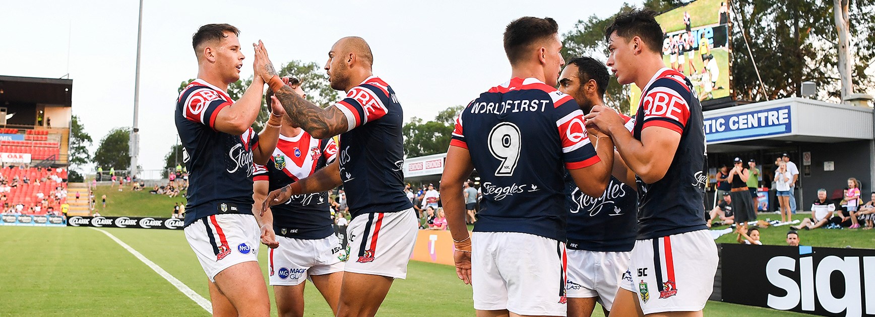 Roosters Fall Short In First Trial
