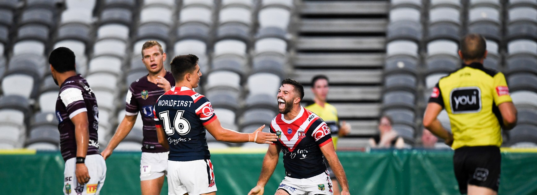 Tedesco stars as Roosters edge Manly