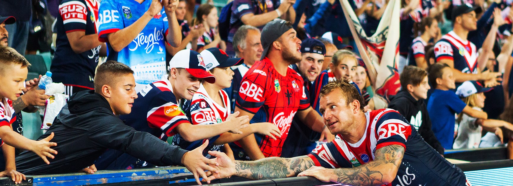 Roosters Fans Brave Weather In Round 3
