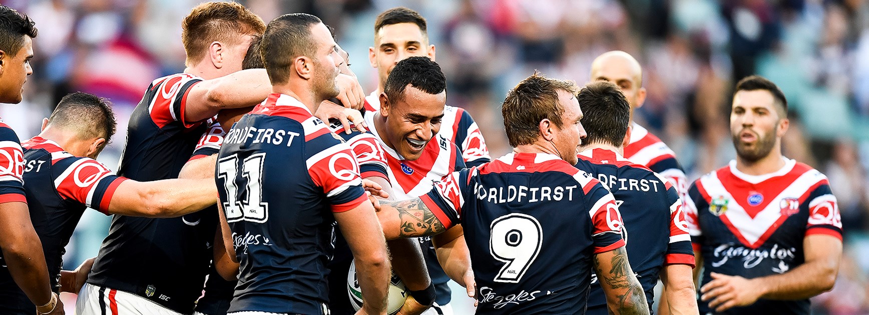Roosters hold on to overcome gritty Sea Eagles