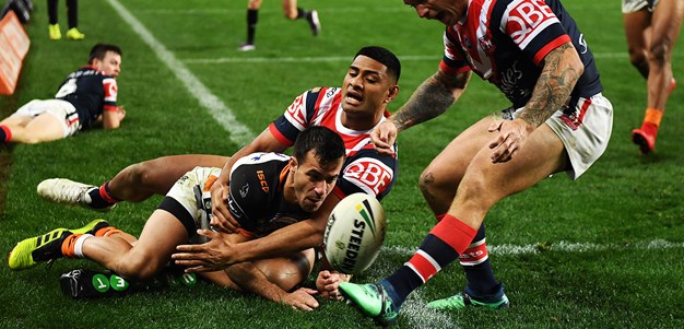 Tupou heroics Roosters win over Wests Tigers