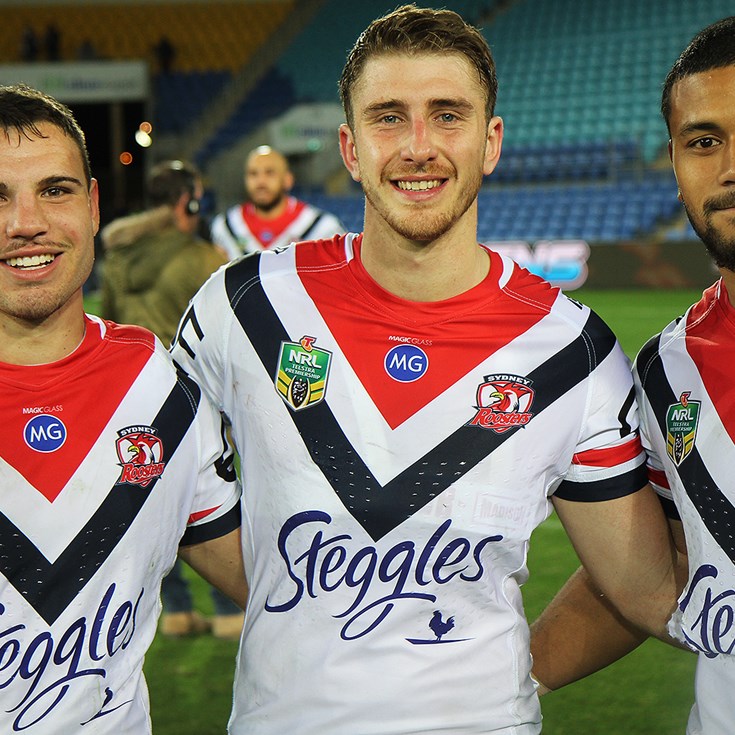 Dream NRL debut for history-making Roosters trio