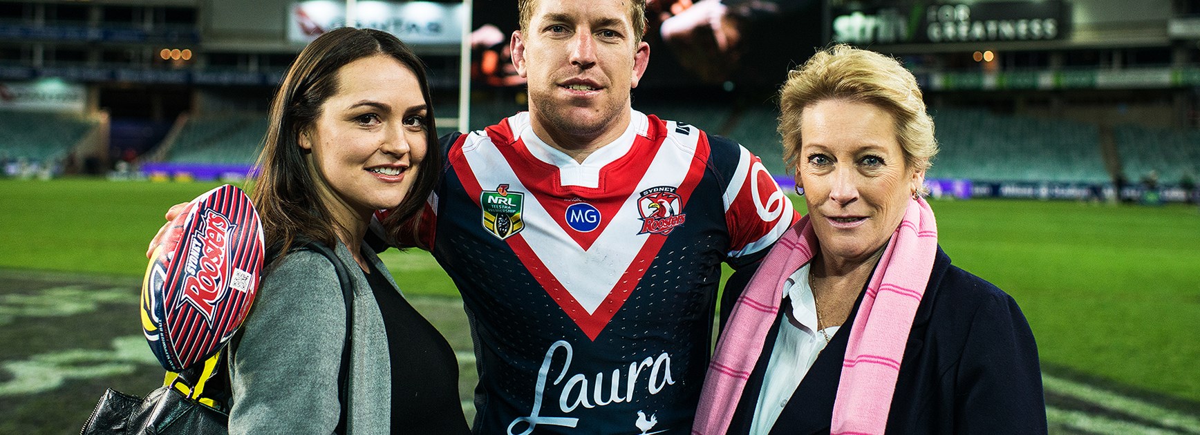 Steggles and Roosters celebrate Women In League