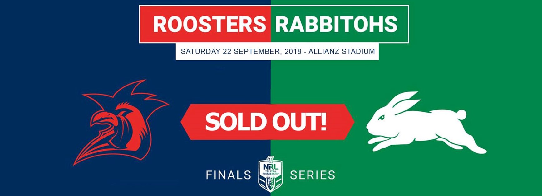 Allianz Stadium preliminary final sold out