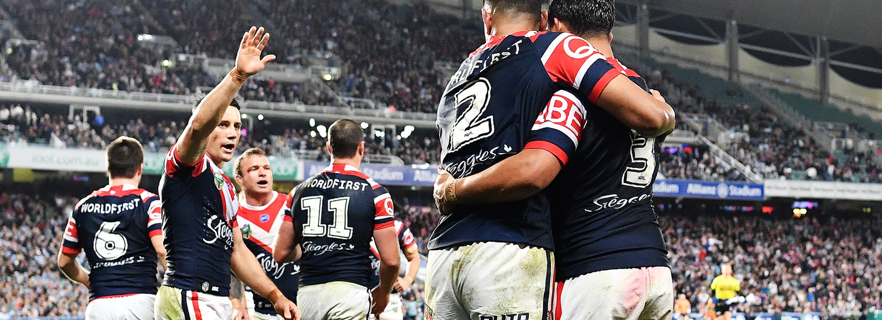 Cronk and Tedesco come up trumps as Roosters roll Sharks
