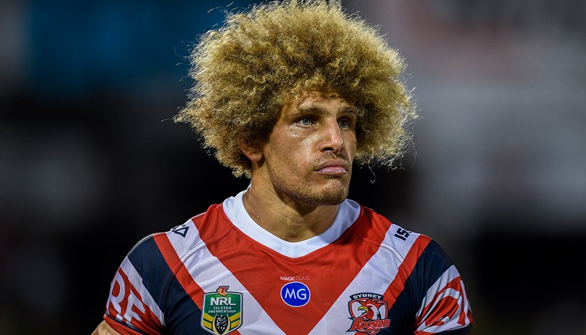 Eloni Vunakece debuted for the Sydney Roosters against the Manly Sea Eagles