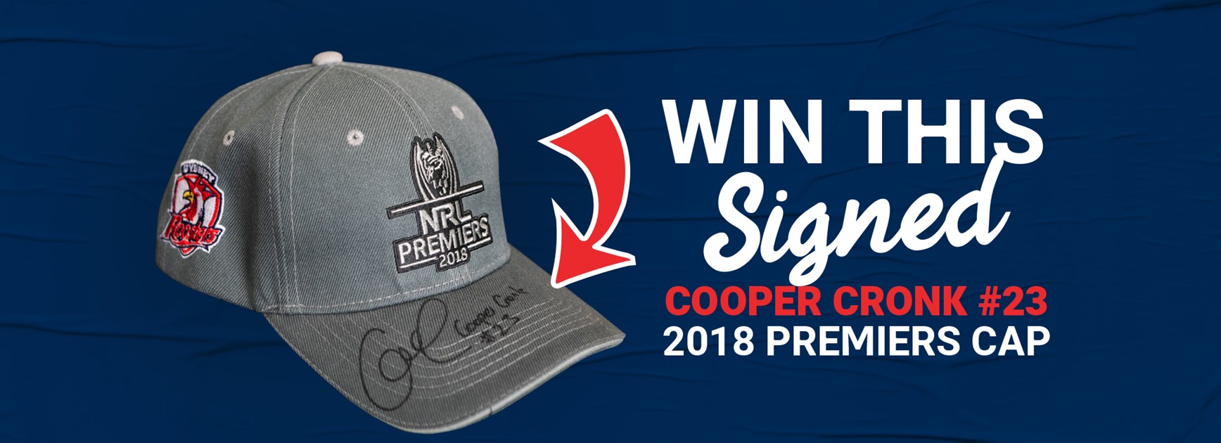 Win A Signed Cooper Hat With The Roosters App