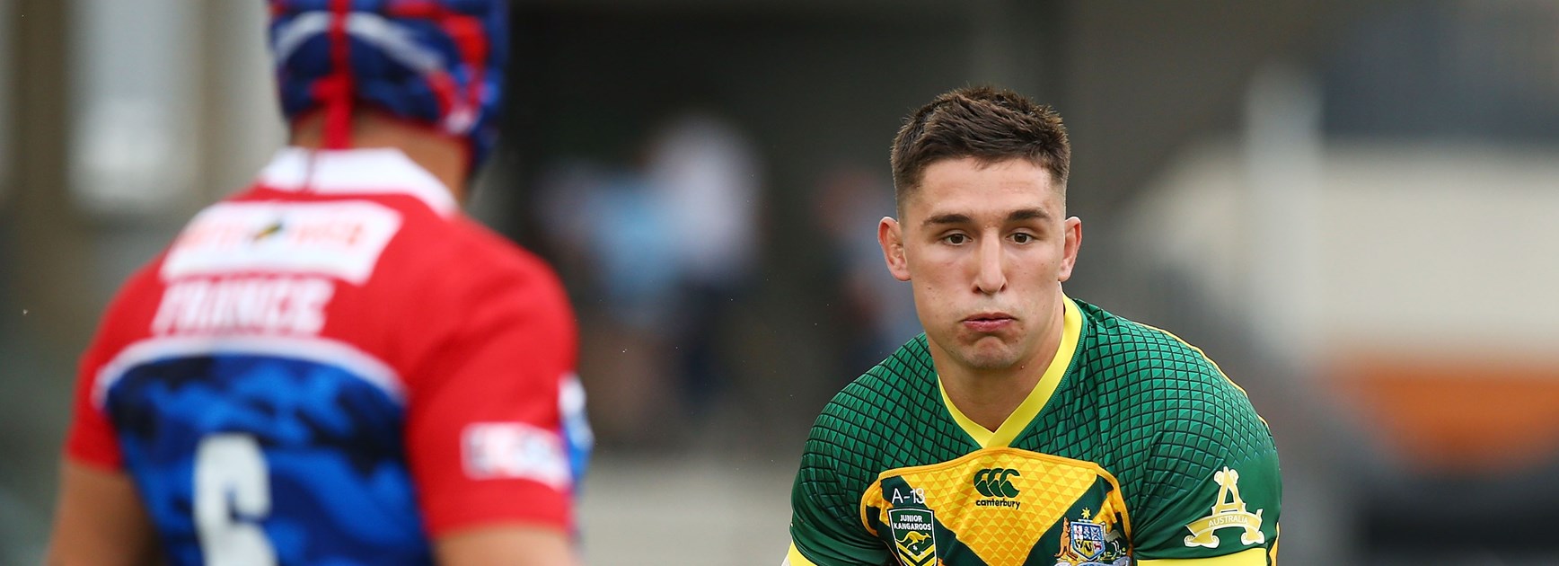 Junior Kangaroos pile on a dozen tries in France demolition