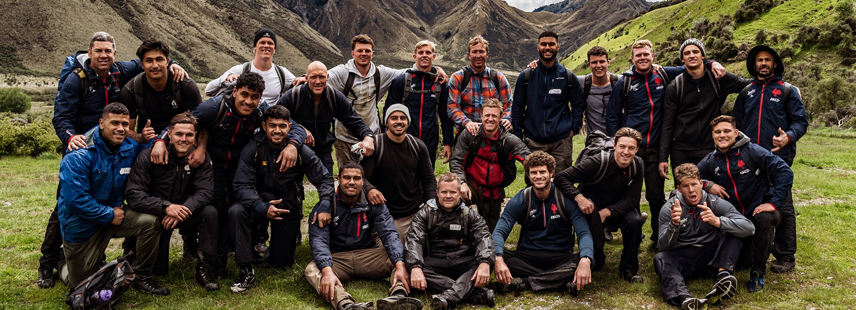 Nathan's first challenge with the Roosters squad, an army camp in Queenstown.
