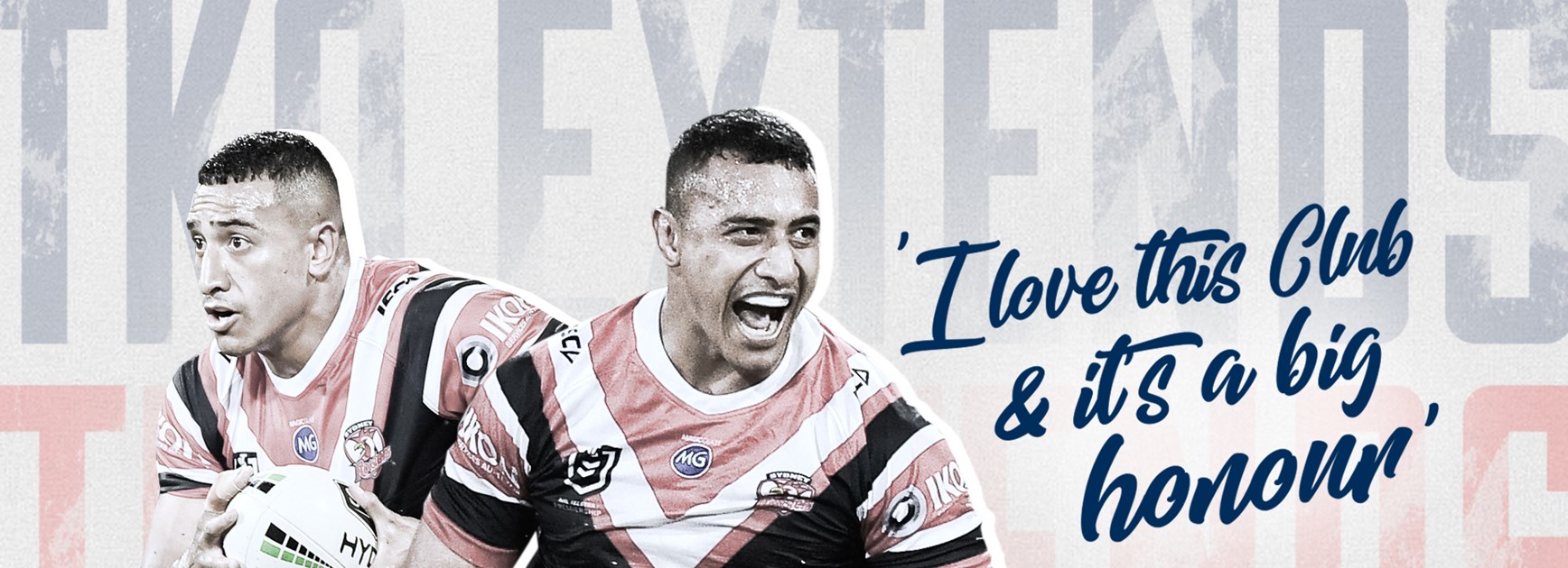Taukeiaho extends with Roosters
