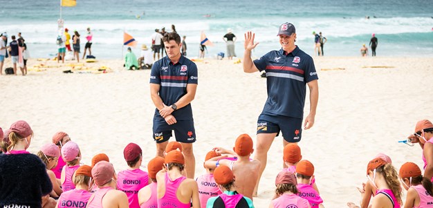 Roosters Hit The Beach!