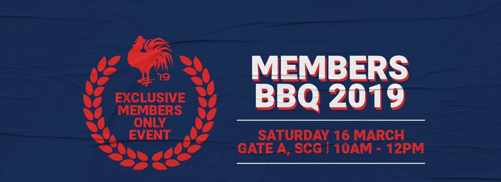 Sydney Roosters Members BBQ