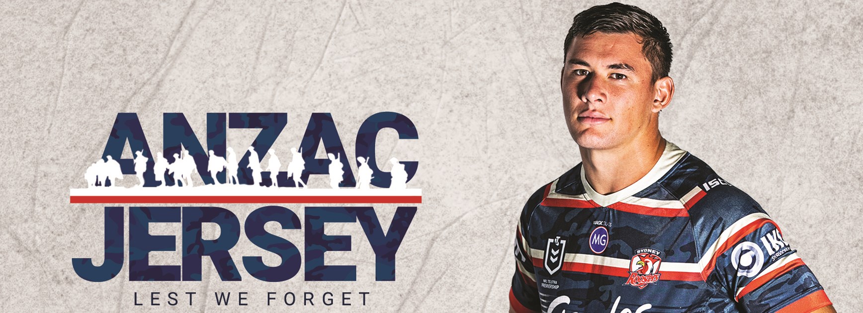 Roosters Reveal 2019 Anzac Jersey