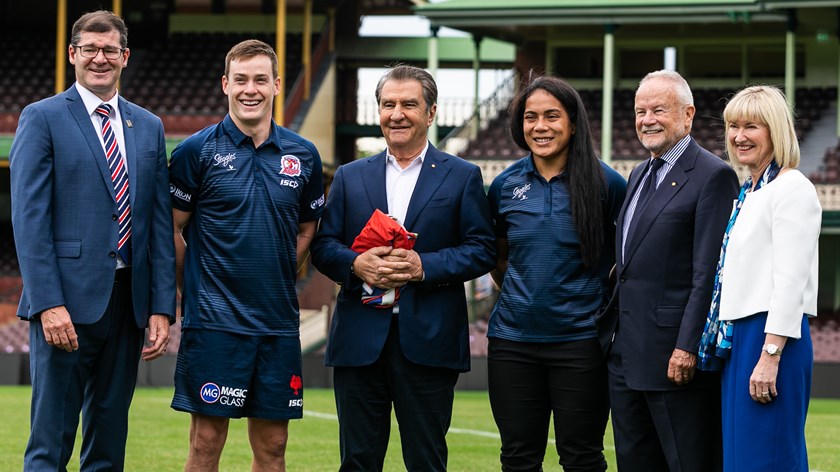 The Sydney Roosters sign a landmark agreement with the SCG Trust.