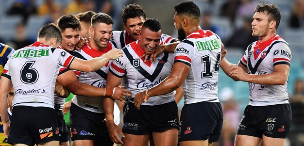 Roosters surge late to beat Eels
