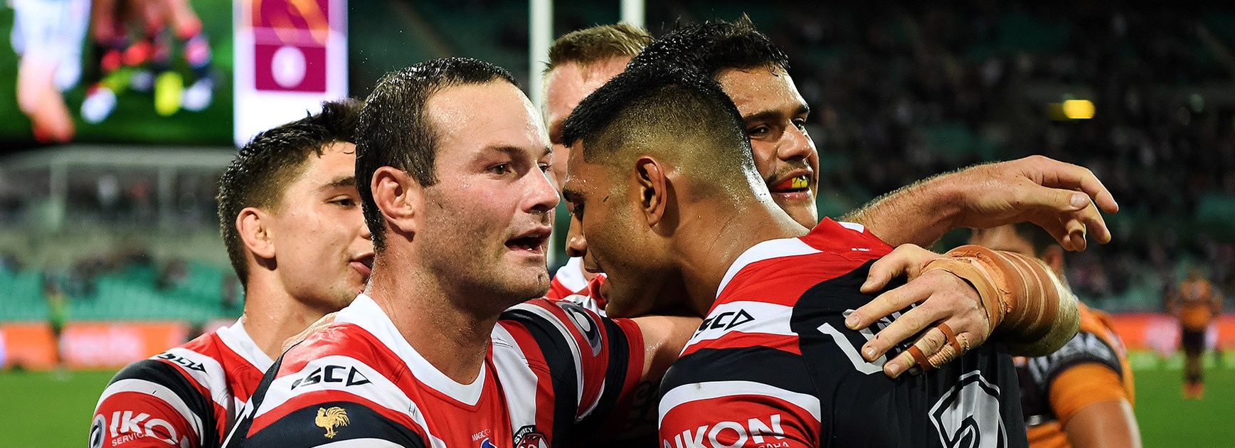 Cronk returns to lay on three tries as Roosters run rampant