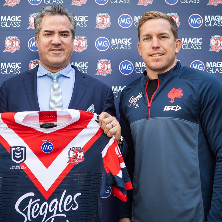 Roosters extend partnership with Magic Glass