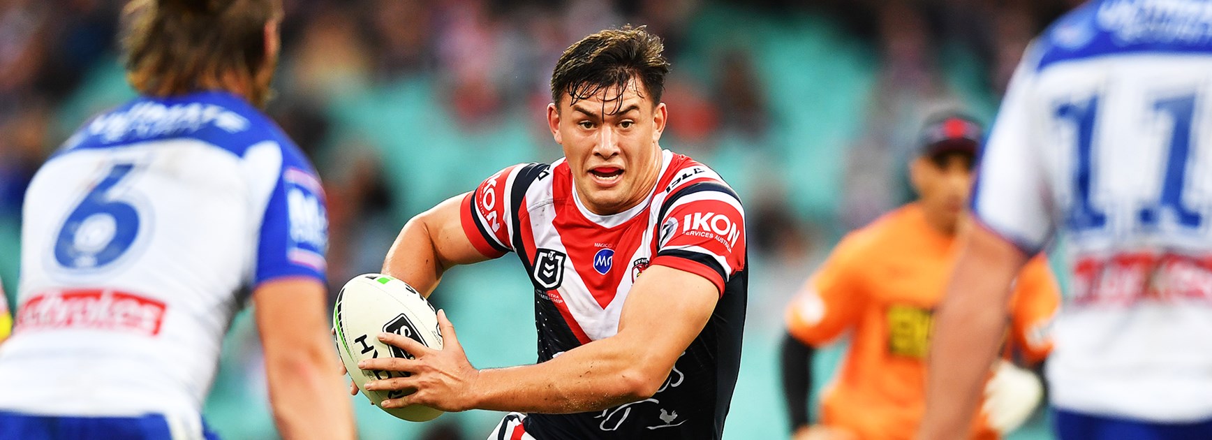 Bittersweet birthday as unwanted Origin star Mitchell helps Roosters down Dogs