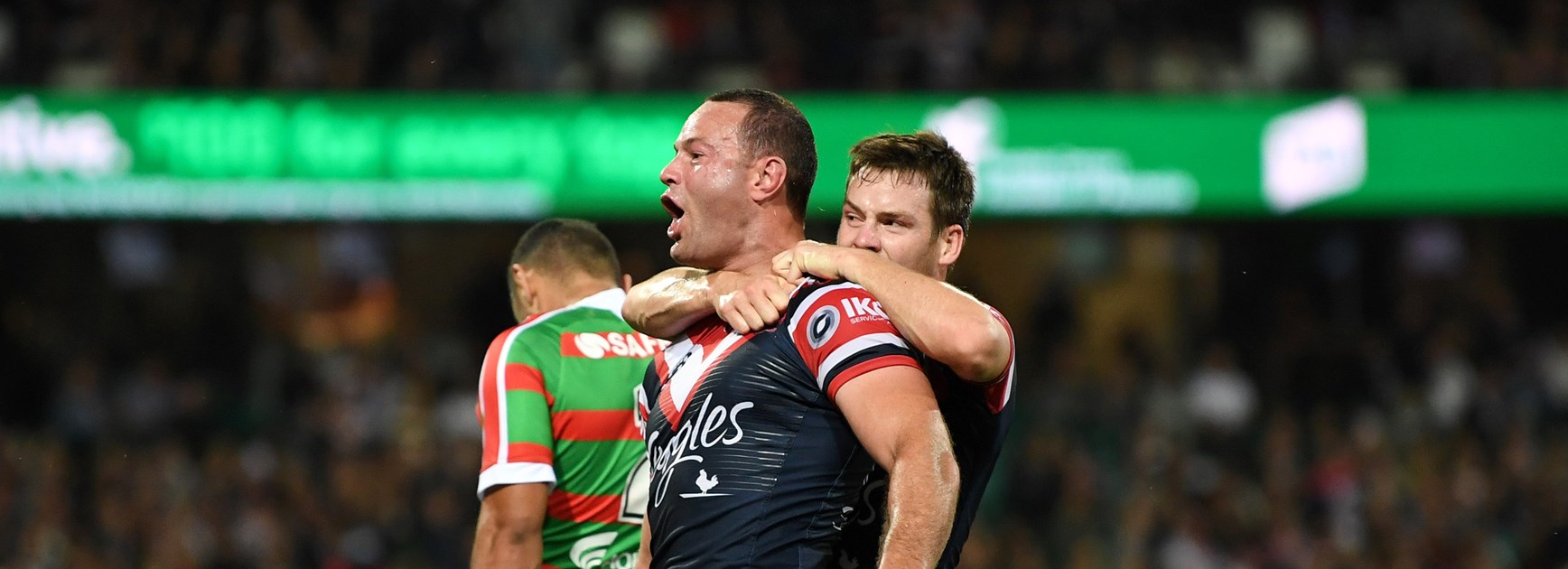 Rampaging Roosters ride roughshod over Rabbitohs