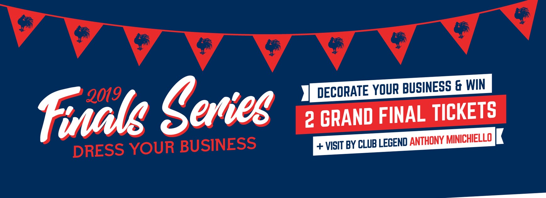Dress Your Business In Roosters Colours