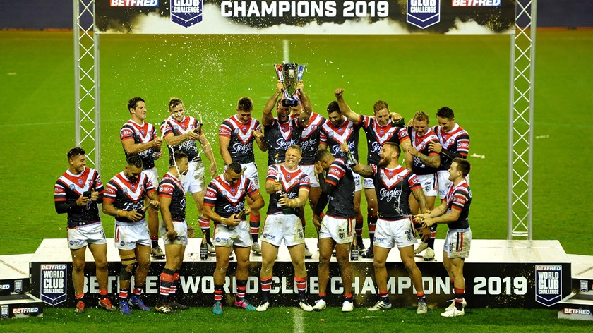 Sydney Roosters win the 2019 World Club Challenge.