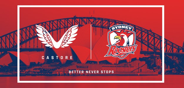 Sydney Roosters partner with premium sportswear brand Castore