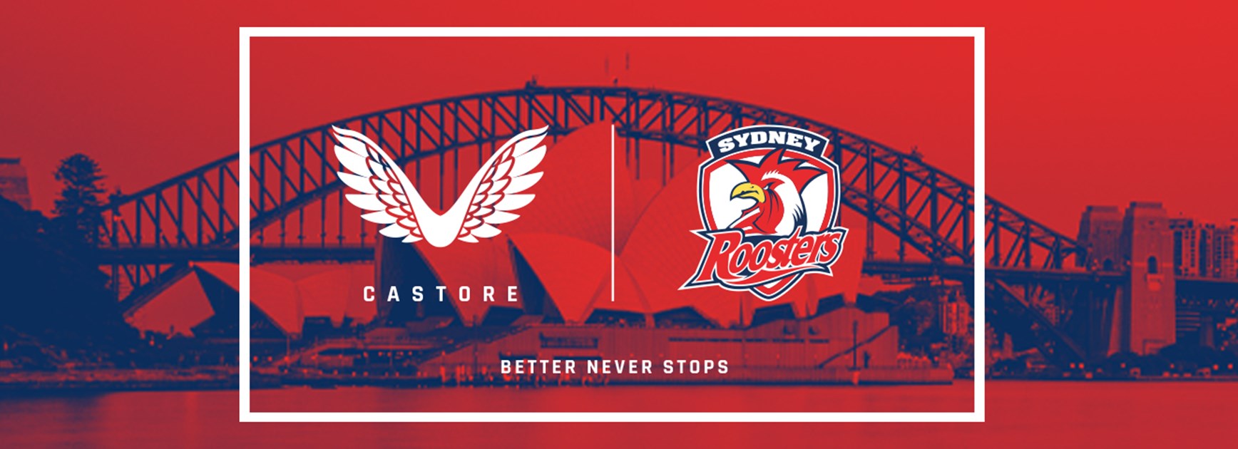 Sydney Roosters partner with premium sportswear brand Castore