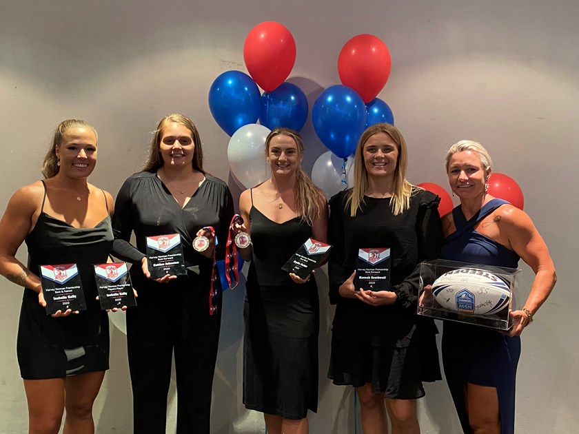 The 2020 award winners. Isabelle kelly, Caitlan Johnston, Brydie Parker, Hannah Southwell and Kylie Hilder (left to right).