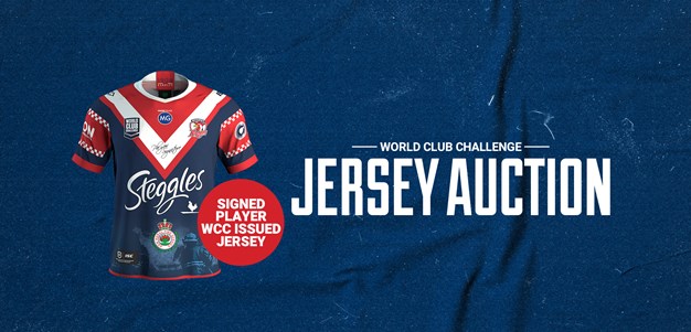World Club Challenge Jersey Auction Ends TODAY