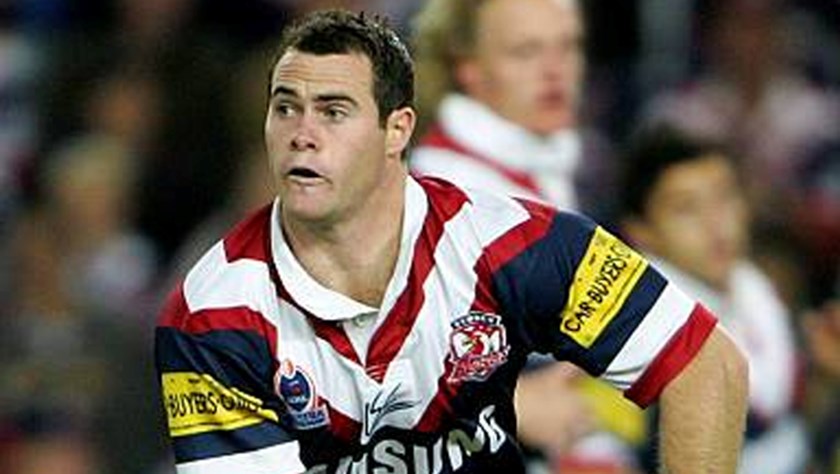 Brett Firman playing for the Sydney Roosters in 2005.