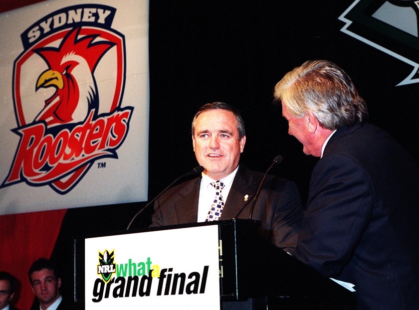 Graham Murray at the NRL Grand Final breakfast in 2000.