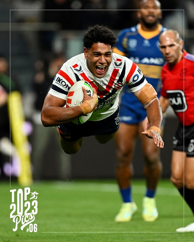 Young Gun Siua Wong takes flight against Parra!