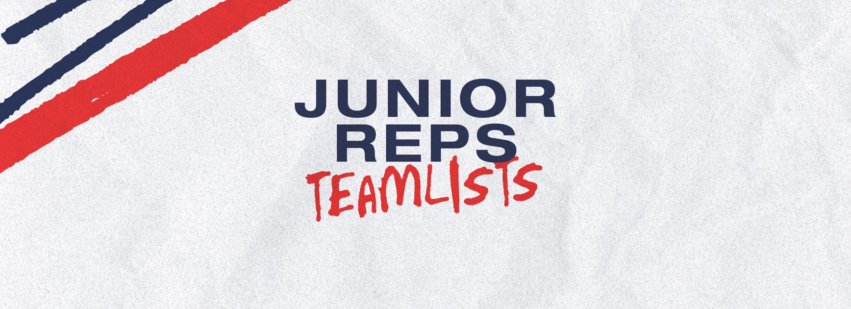 Junior Representative Teamlists for Round 8 Announced